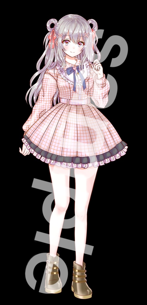 私服の女の子立ち絵19