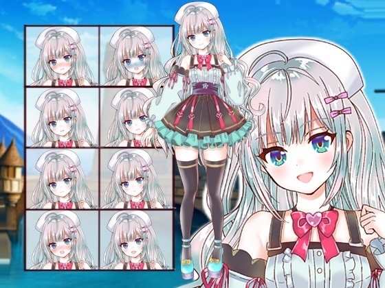 ファンタジー衣装の少女立ち絵29