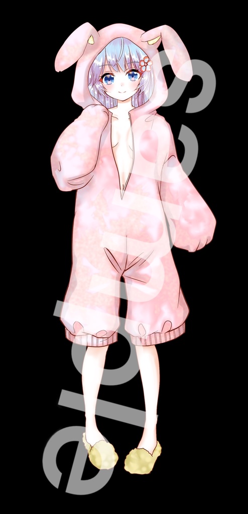 着ぐるみの女の子立ち絵6