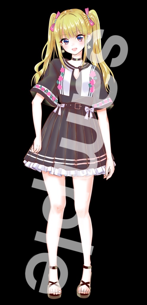 私服の女の子立ち絵20