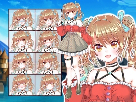 ファンタジー衣装の少女立ち絵31