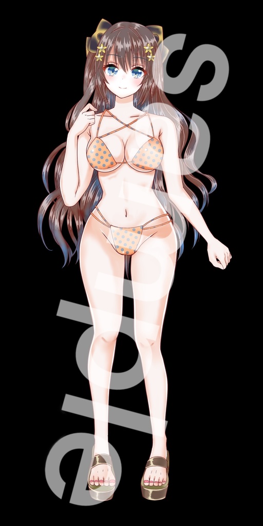 水着の女の子立ち絵9