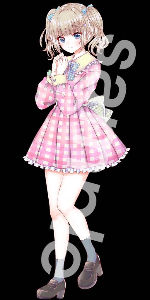 私服の女の子立ち絵22