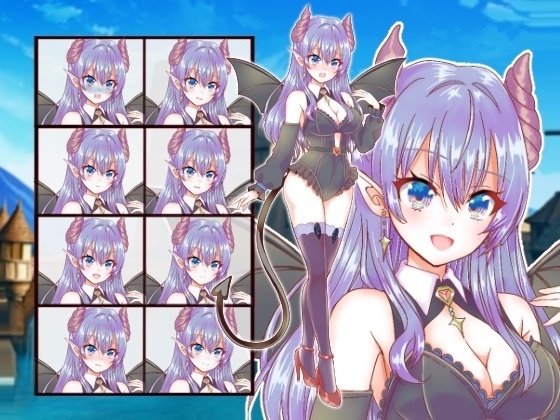 悪魔(サキュバス)立ち絵13