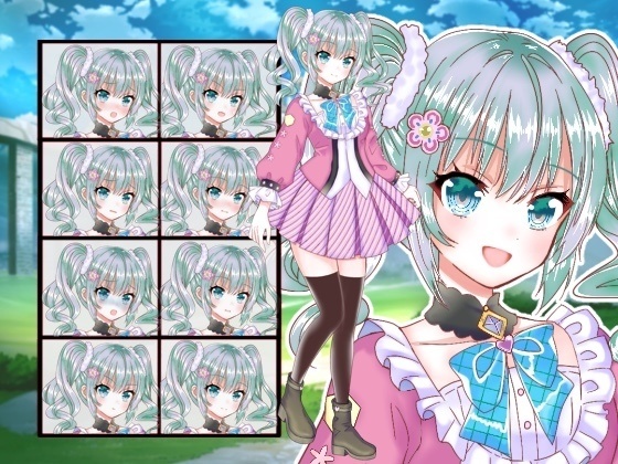 ファンタジー衣装の少女立ち絵43