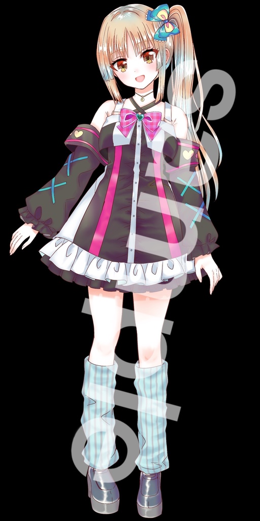 ファンタジー衣装の少女立ち絵42