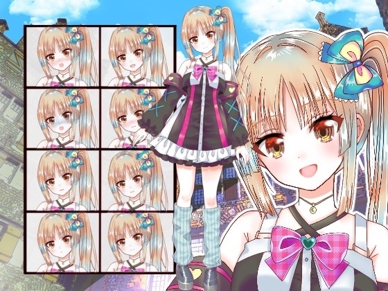 ファンタジー衣装の少女立ち絵42