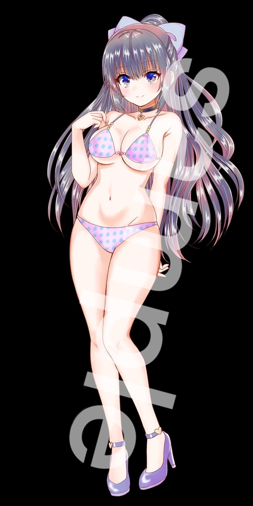 水着の女の子立ち絵10