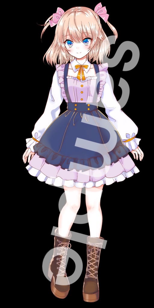 私服の女の子立ち絵23