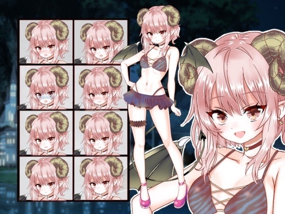 悪魔(サキュバス)立ち絵14