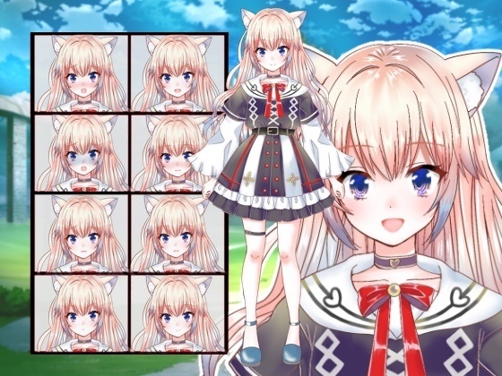 ねこ耳少女立ち絵8