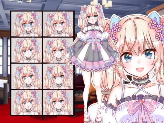 ファンタジー衣装の少女立ち絵46