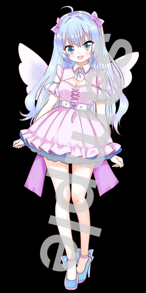 ファンタジー衣装の女の子立ち絵47