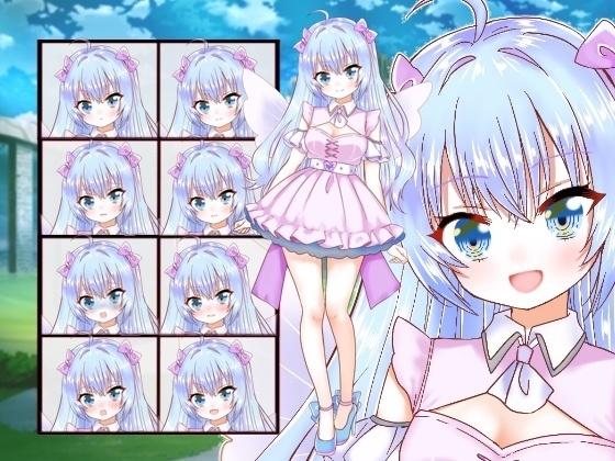 ファンタジー衣装の女の子立ち絵47