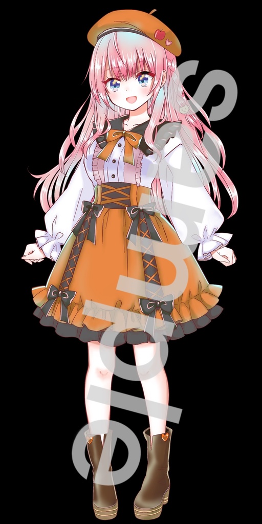 イベント衣装の女の子立ち絵4