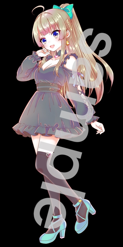 私服の女の子立ち絵24