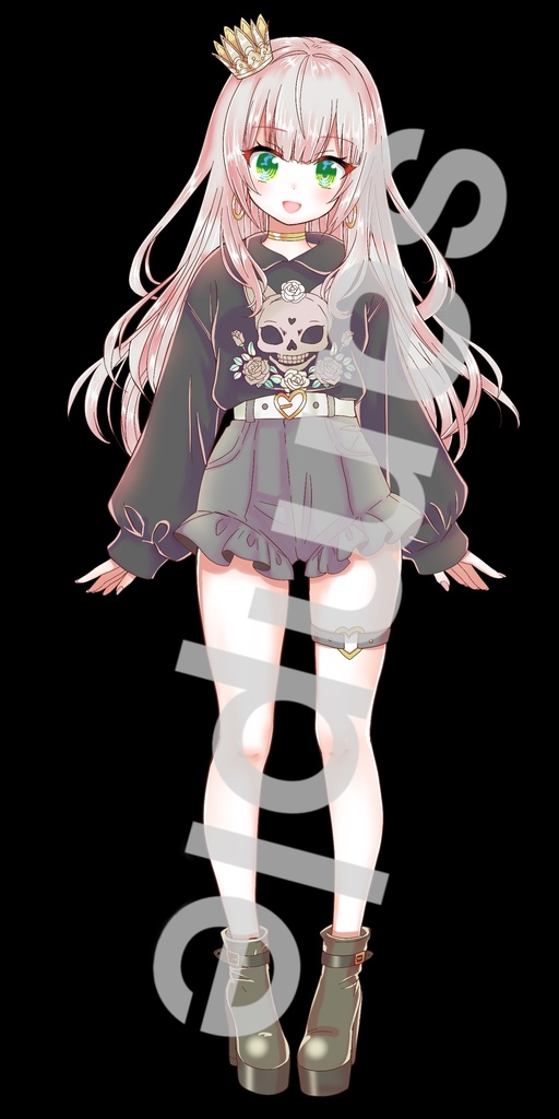 私服の女の子立ち絵25