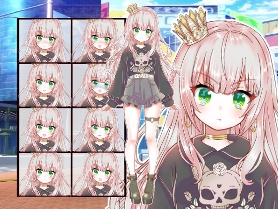 私服の女の子立ち絵25