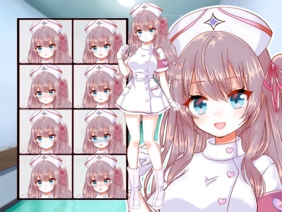 ナース衣装の女の子立ち絵