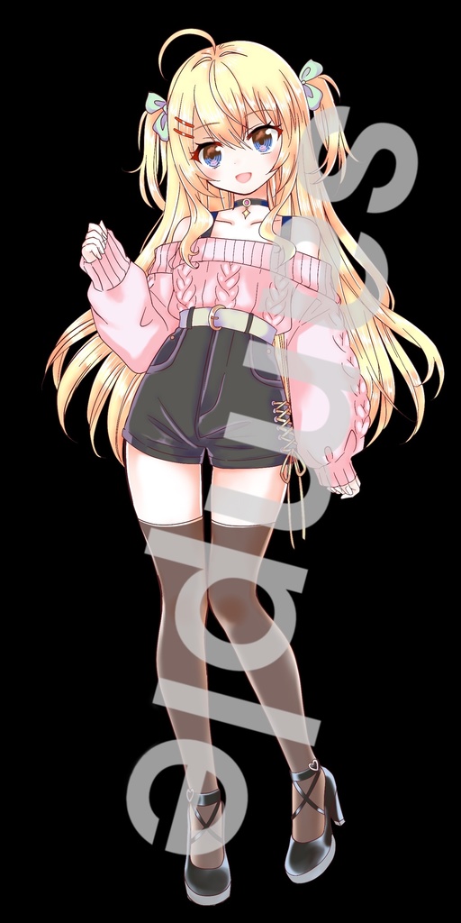 私服の女の子立ち絵26