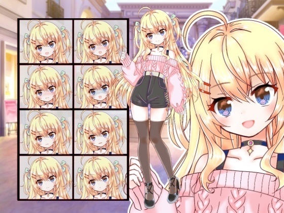 私服の女の子立ち絵26