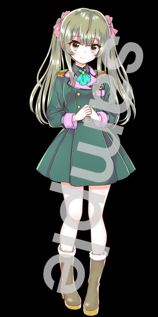 ファンタジー衣装の少女立ち絵49