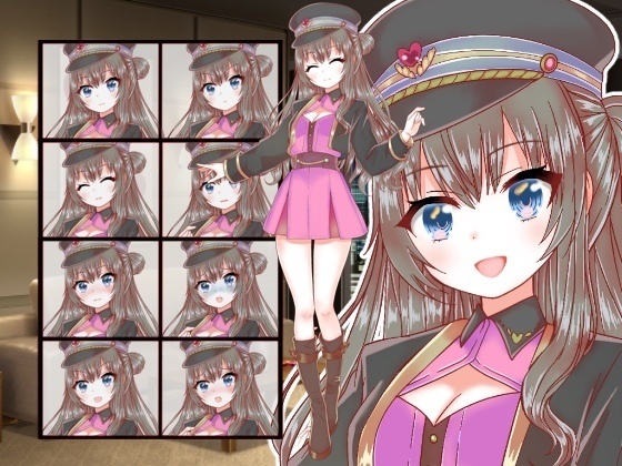 ファンタジー衣装の女の子立ち絵51