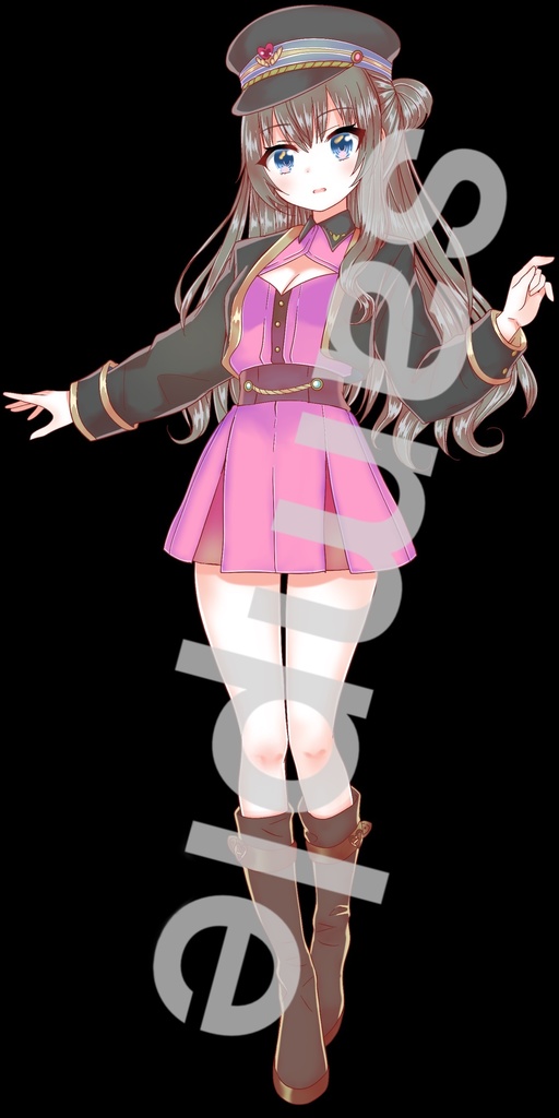 ファンタジー衣装の女の子立ち絵51