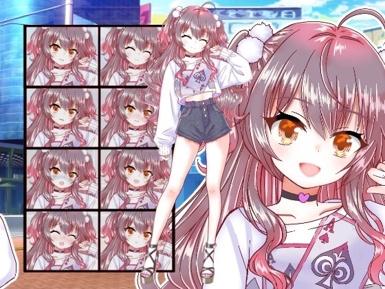 私服の女の子立ち絵27