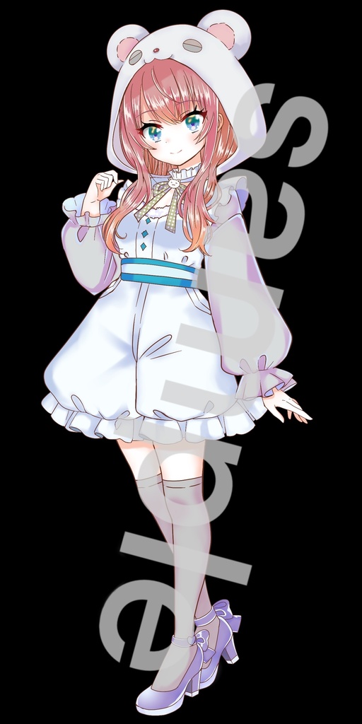 着ぐるみの女の子立ち絵8