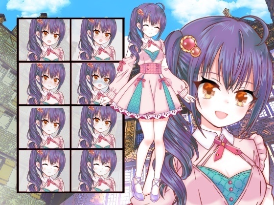 ファンタジー衣装の女の子立ち絵54