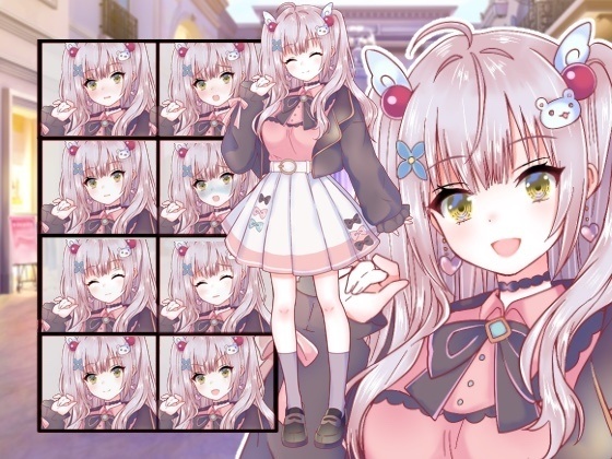 私服の女の子立ち絵28