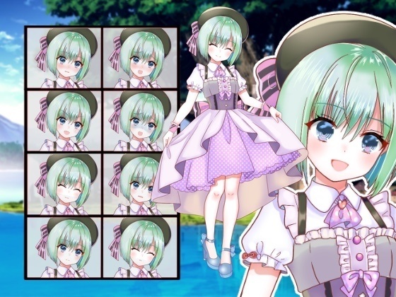 ファンタジー衣装の少女立ち絵55