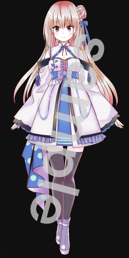 ファンタジー衣装の女の子立ち絵57