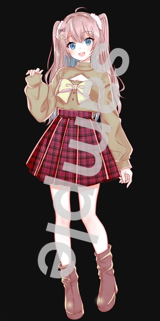 私服の女の子立ち絵29