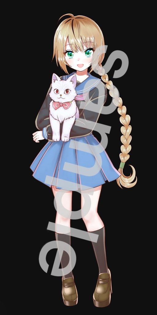 制服の女の子立ち絵48