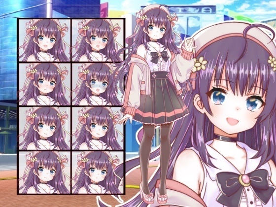 私服の女の子立ち絵30