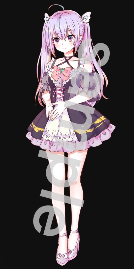 ファンタジー衣装の女の子立ち絵59