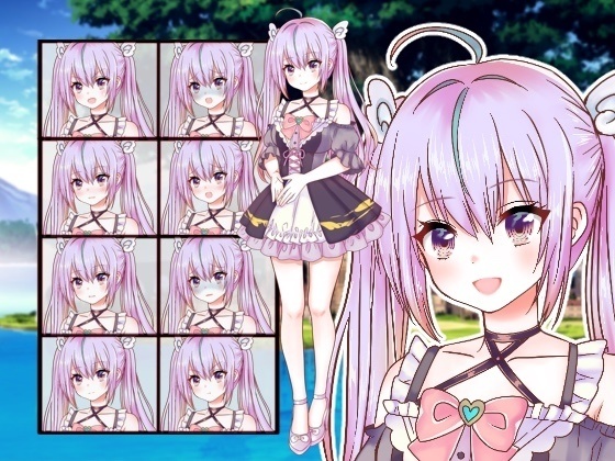 ファンタジー衣装の女の子立ち絵59