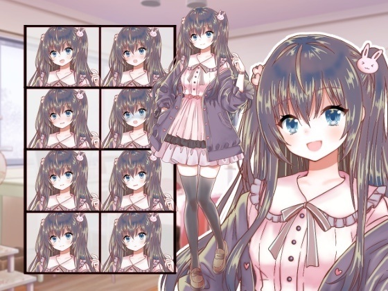 私服の女の子立ち絵31