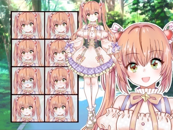 ファンタジー衣装の少女立ち絵60