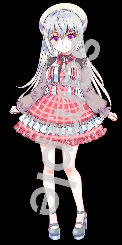 ファンタジー衣装の少女立ち絵63