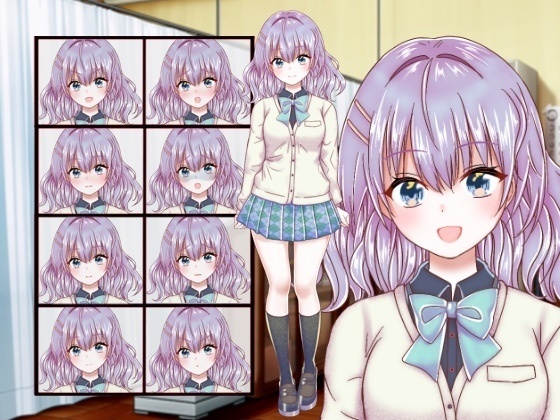 制服の女の子立ち絵49