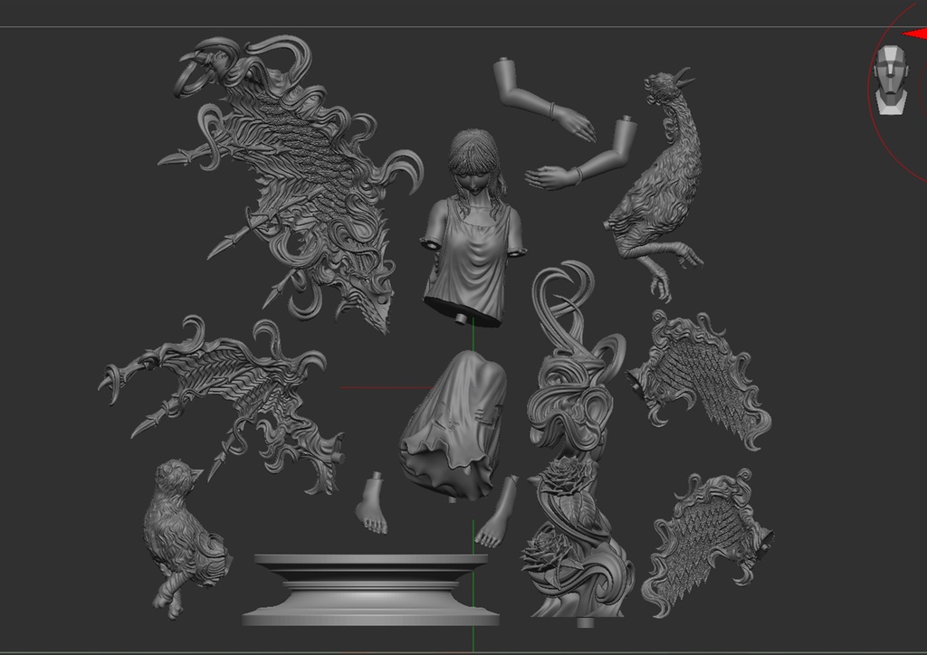 モンスター クリーチャー フィギュア monster creature figure 天使 angel