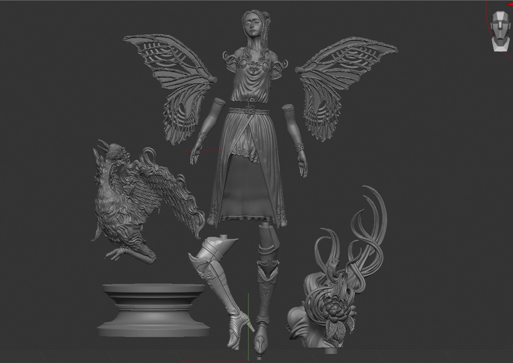 モンスター クリーチャー フィギュア monster creature figure 天使 angel