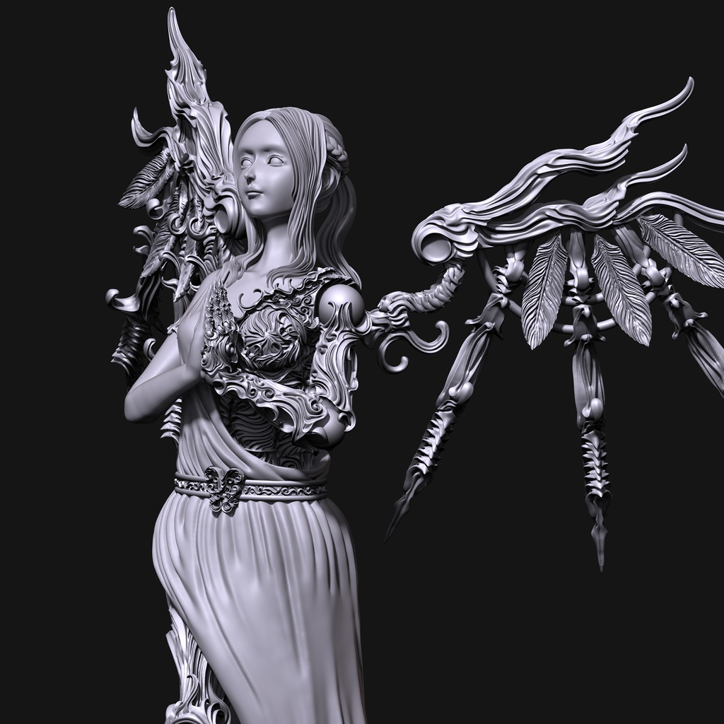 オリジナル　クリーチャー　フィギュア　天使　angel figure
