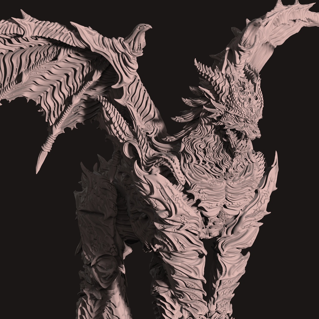 オリジナル　クリーチャー　フィギュア　ドラゴン　dragon figure