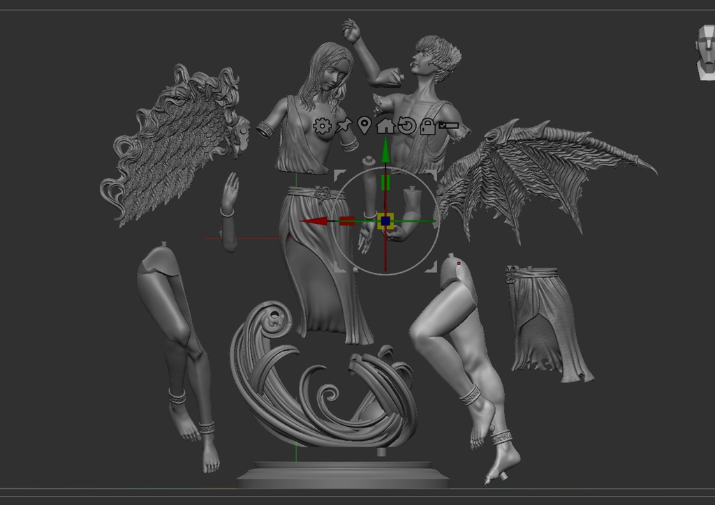 モンスター クリーチャー フィギュア monster creature figure 天使 angel