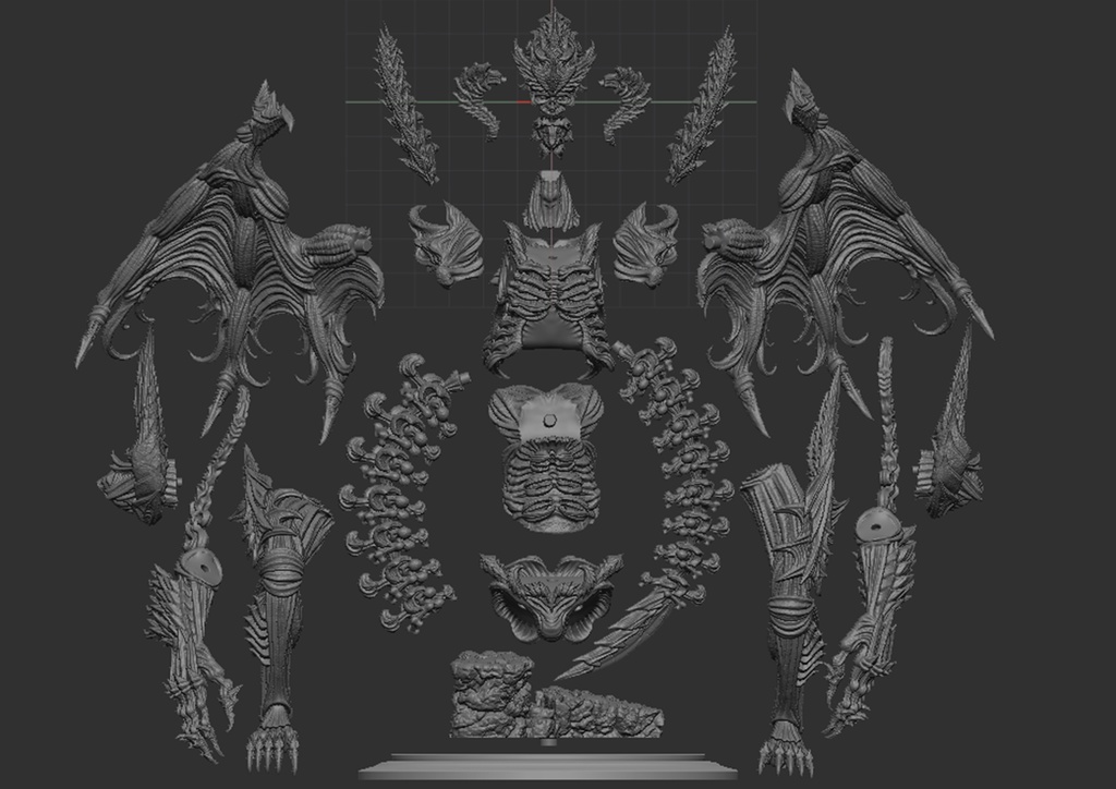 モンスター クリーチャー フィギュア monster creature figure demon figure