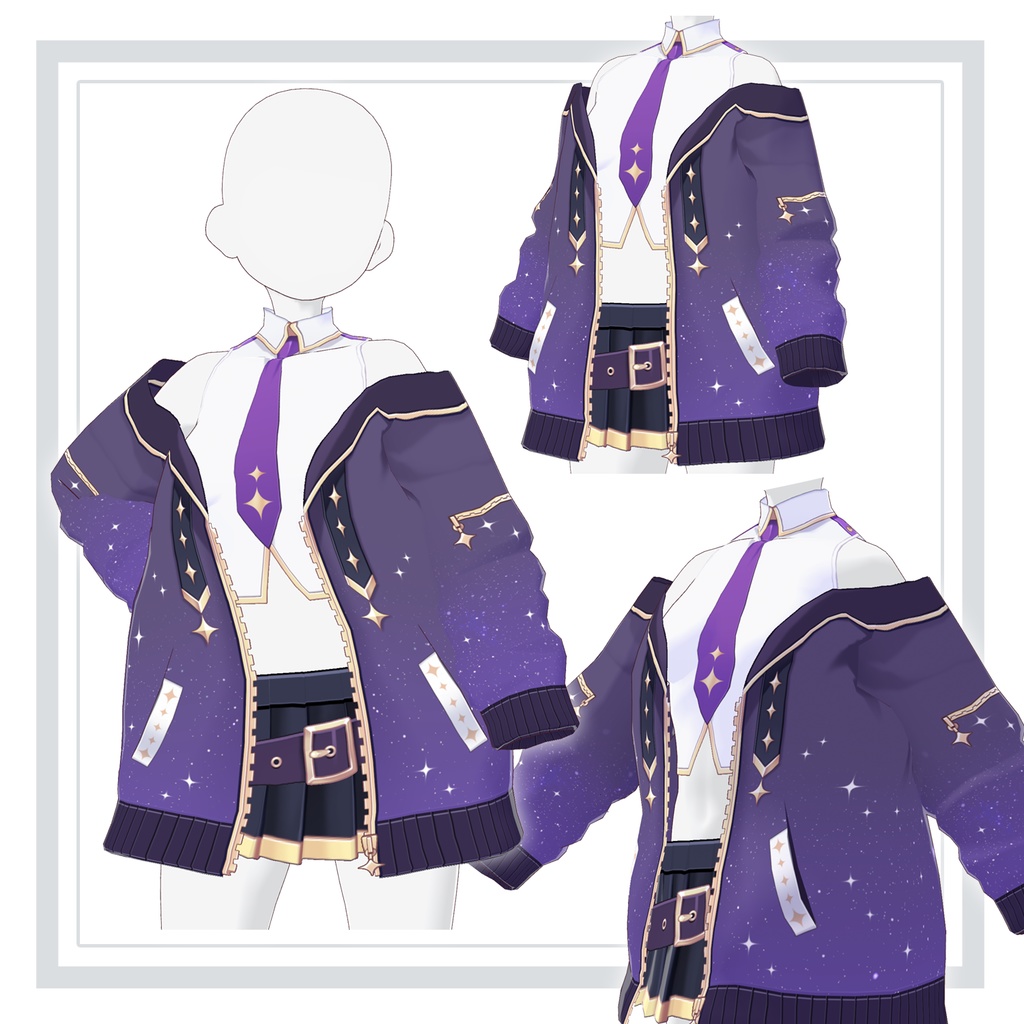 【VRoid】コズミックスタイル